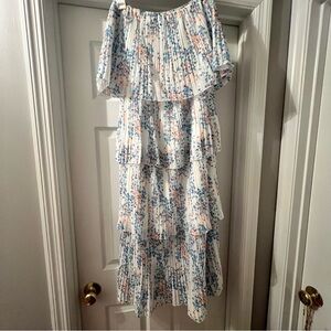 Floral Off-Shoulder Maxi Dress